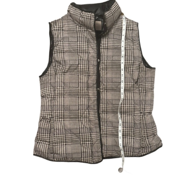 Banana Republic Plaid Puffer Vest Women’s Size M - Picture 6 of 6